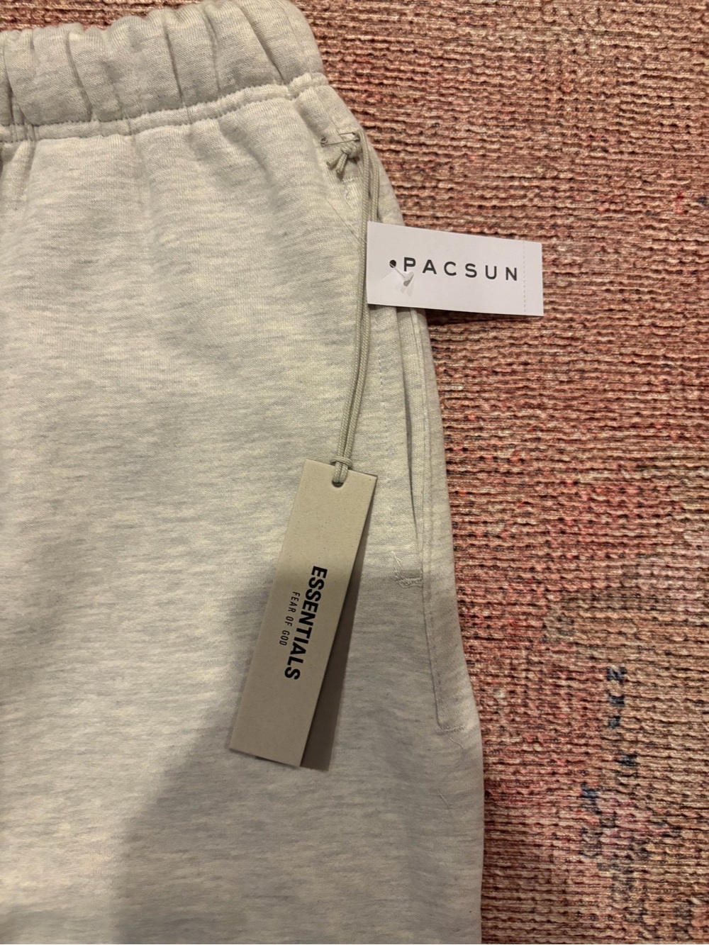 Fear of God ESSENTIALS Light Gray Men's Sweatpants - Picture 3 of 8